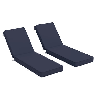 Wynee Outdoor 4'' Chaise Lounge Cushion