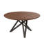 Kalley Round Metal Base Dining Table-1612028911