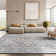 Oriental Light Gray/Ivory Area Rug