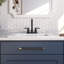 21'' x 18'' White Rectangular Vitreous China Drop-in Bathroom Sink with Overflow-101986764