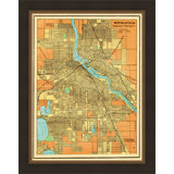 Custom Map Of Minneappolis Print