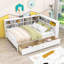 Lit de jour en bois tou avec 2 tiroirs et tablettes-550968696-550968694
