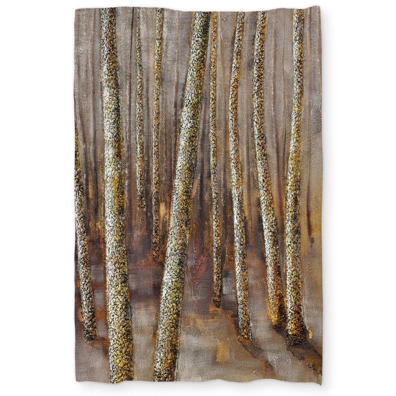 Forest Brown Trees Duvet Cover | Stylish Home Decor Accent