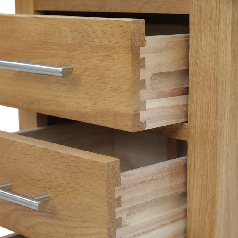43cm W Manufactured Wood Bedside Table