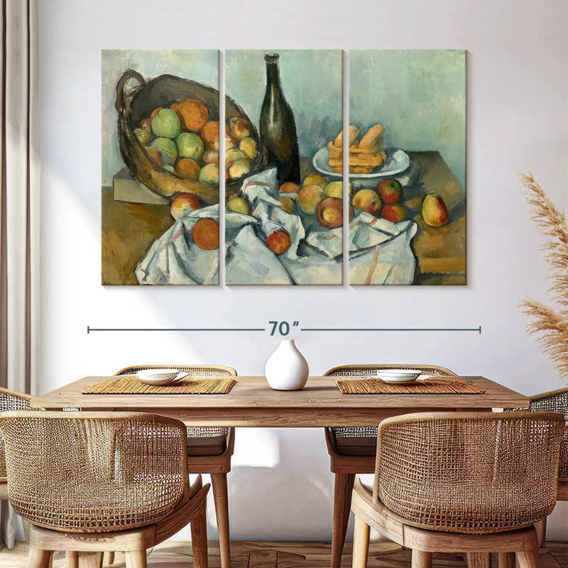 Yarlin Le panier de pommes, H 42 po x l 65 po