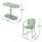 3PC Bistro Set-35680552
