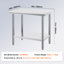 VEVOR 90 L x 60 W x 80 H