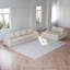 Canapé modulaire en Corduroy avec méridienne et 3 coussins en forme de L-1555480319