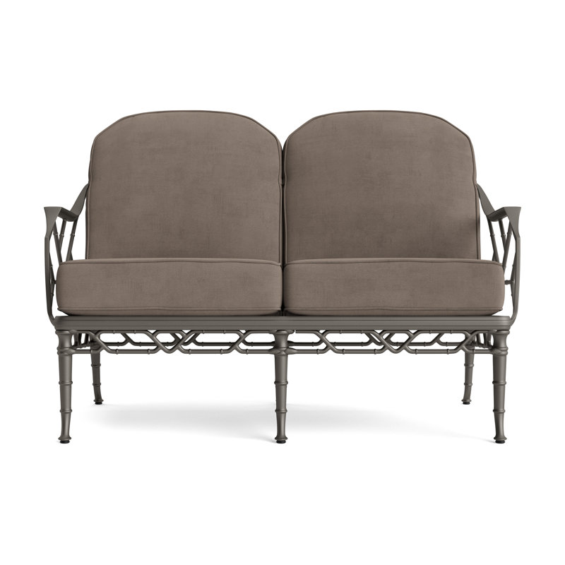 Calcutta Outdoor 2 - Seat Loveseat, Fusion Moccasian, Mica