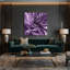 "Watercolor Abstract 44", art mural sur toile mauve-57292667