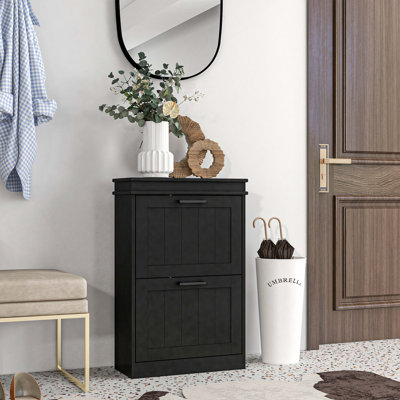 10 Pair Flip Down Shoe Storage