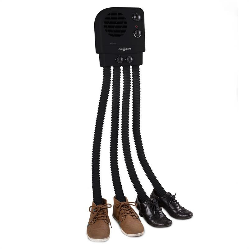 OneConcept Choobidoo Shoe Dryer, Black