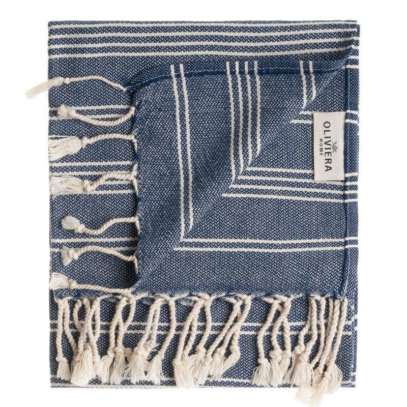 Essuie-mains et serviettes en coton Essential, Navy