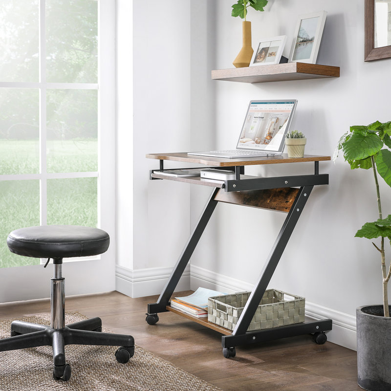 Metal Base Computer Desk