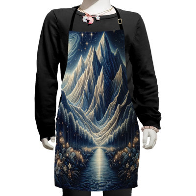 No Pattern Bib Apron