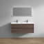 Ensemble de meuble-lavabo double mural 60 po Seavy-128746750