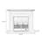 White Manufactured Wood Electric Fireplace-278268886