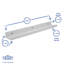 Harbour Housewares - Floating Picture Ledge Wall Shelf-79460151-79460149