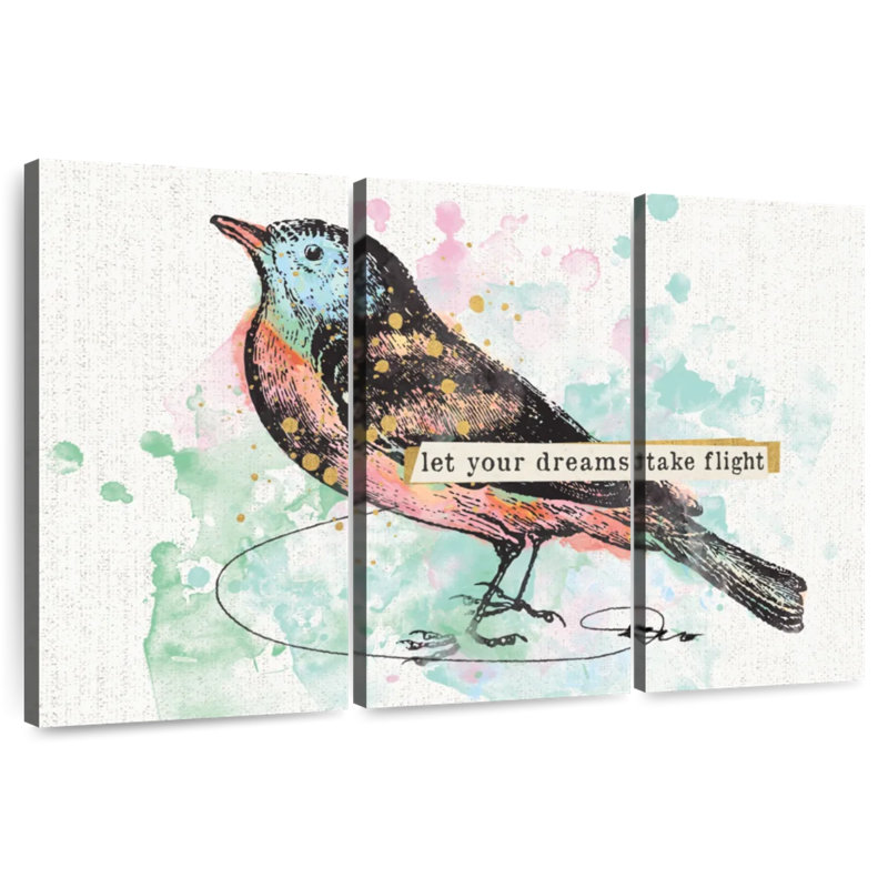 Brampt Thoughtful Wings II, 36" H x 57" W