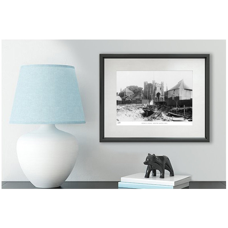 King's Lynn, South Gates 1891 by Francis Frith - Single Picture Frame Print, 28cm H x 36cm W x 2.3cm D