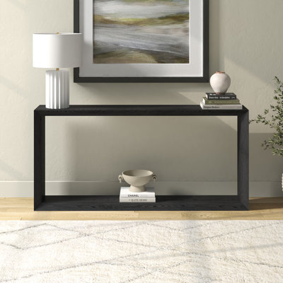 Jasan 64" Wide Rectangular Console Table in Antiqued Grey Oak
