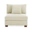 Fauteuil d'appoint rembourré en velours côtelé Milbrey avec dossier coussiné et pieds en bois massif-248642448-248642451
