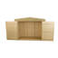 6 ft. W x 3 ft. D Shiplap Apex Wooden Bike Shed-1973957875