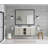 Led Bathroom Mirror With Aluminum Frame, Wall Mounted Vanity Mirror, Anti-Fog, Memory, 3 Colors, Stepless Dimmable-1485672947-1485672956