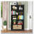 6-Tier  Library Bookshelf With Storage For Living Room, Office, Bedroom-296013-296008