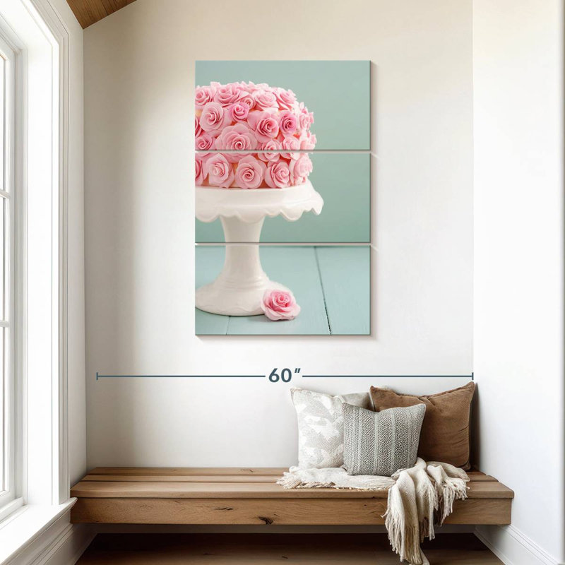 Gâteau d'anniversaire Yarlin Rose, H 45 po x l 28 po