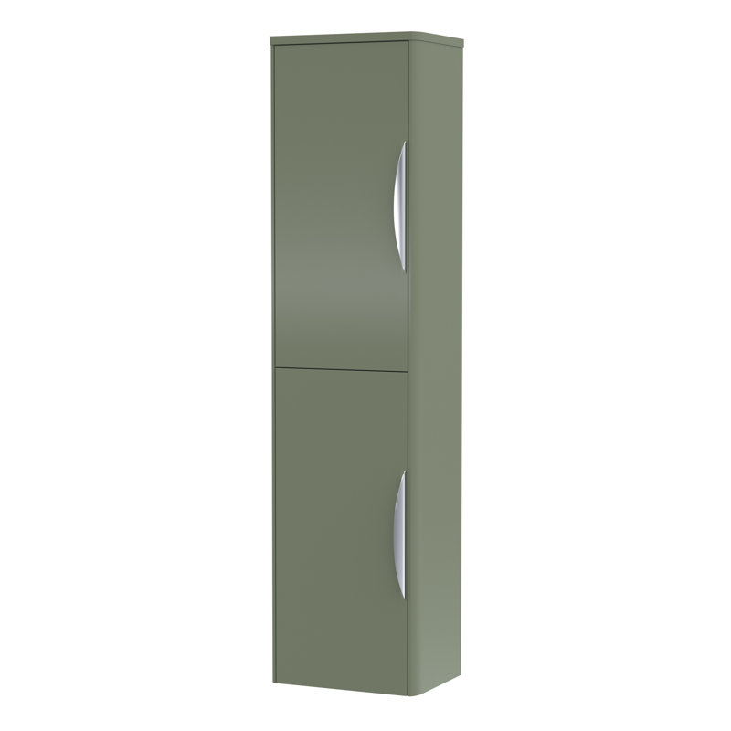 Parade Wall Linen Cabinet, Satin Green