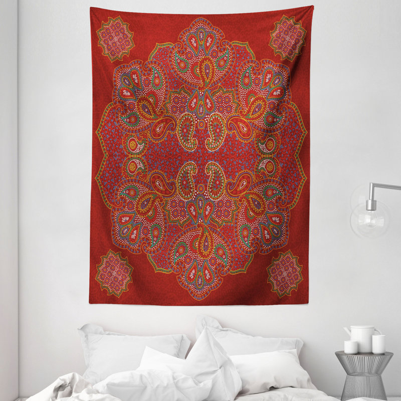 Tapisserie en polyester persan, H 80 po x l 60 po