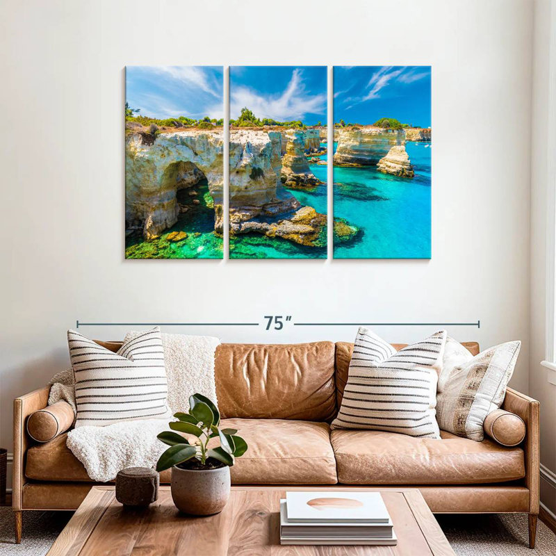 Sebbie Torre Sant'Andrea Cliffs, 36" H x 57" W