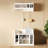Shoe Storage Bench With Hall Tree And Wall Mounted Hooks, Black, 176lbs Support, Adjustable For Entryway-1073025130