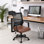Fauteuil lombaire pivotant à dossier moyen Office