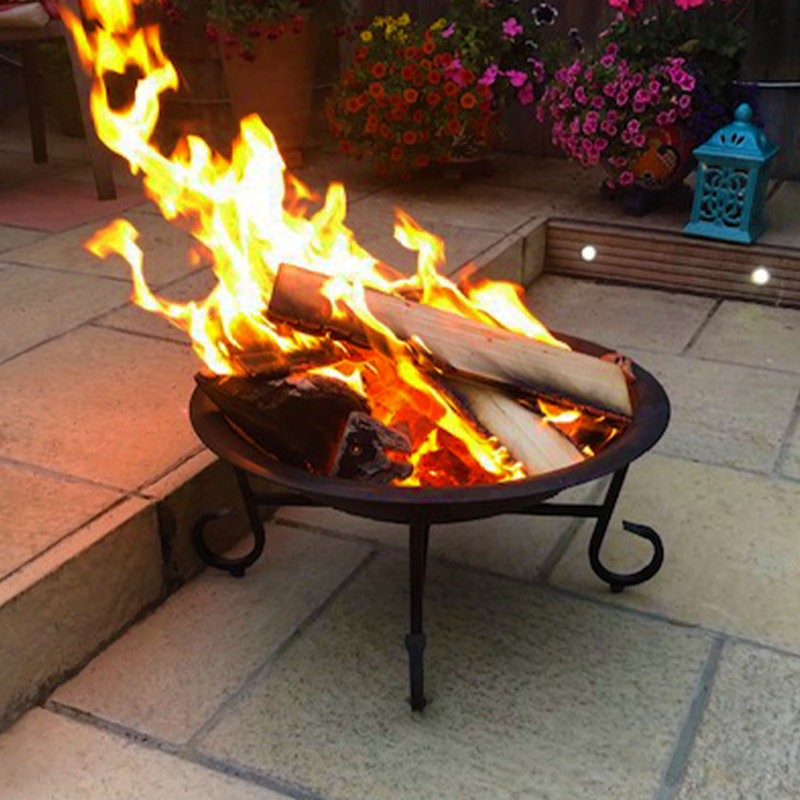 Ransdell Round Steel Smokeless Fire Pit