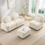 Canapé modulaire en polaire 3 places Teddy-776351680-776351684