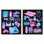  Ensemble de 2 giclées roses et bleues par Melissa Wang