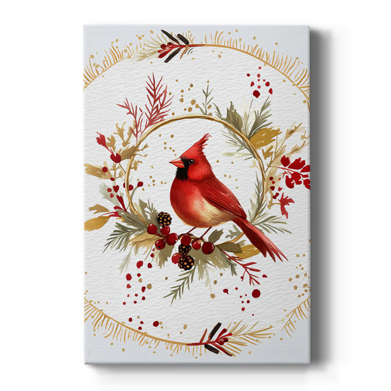 Art des Fêtes de Noël - Toile tendue avec châssis CMLxxii, H 18 po x l 12 po