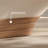 Bayat Single Solid Wood Coffee Table with Glass Top, No-Assembly Required