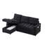 Canapé modulaire convertible en L 71 po avec méridienne et rangement-130595018