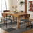 Mahogany Solid Wood Dining Table-698629788