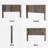 Fluted Headboard ONLY - Wall Mount Headboard, Rustic & Modern Farmhouse,Boho,Fluted Panel,Wingback Design-273792835-273792832