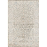 Nomad Oriental Area Rug in Green/Ivory
