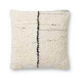 Amber Lewis x Loloi Carla Ivory / Black Pillow