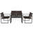 Hebe 4 - Person Patio Conversation Set-197549122