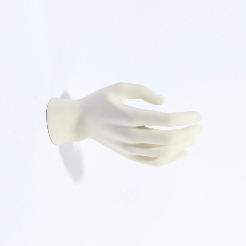 Female Hand Out Wall Mounted Hook - 7.5" long