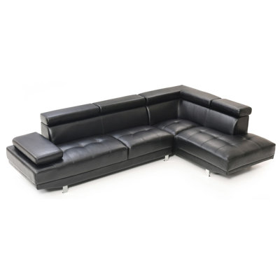 Riveredge  Sectional, Black