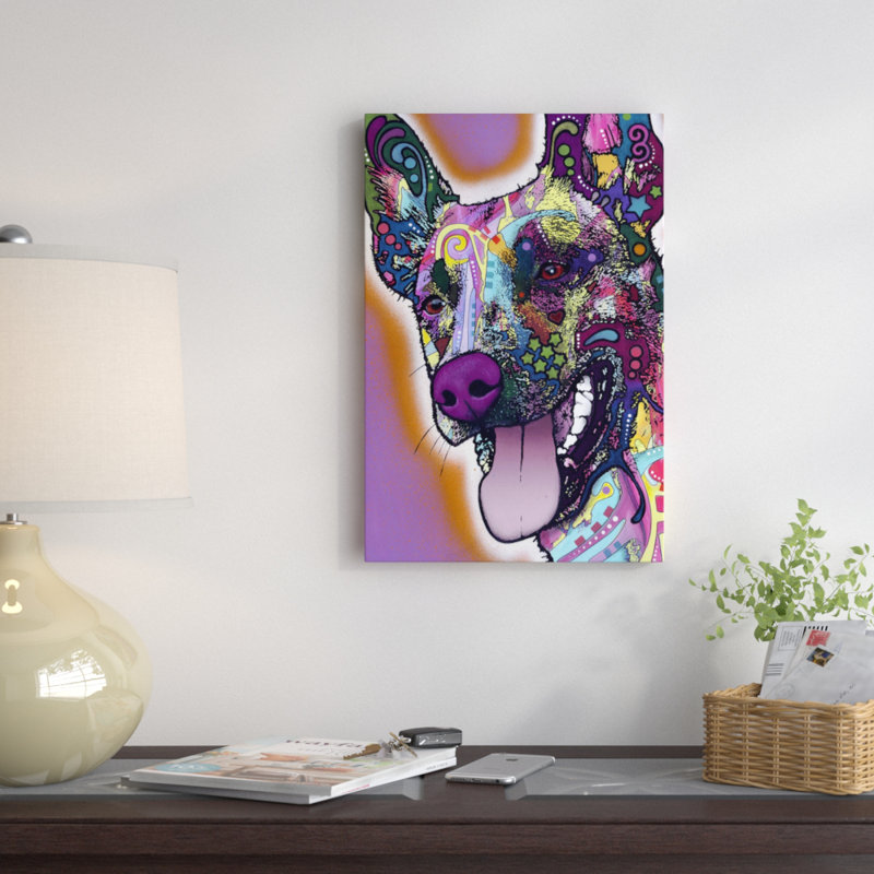 «Malinois» par Dean Russo, impression sur toile tendue, H 18 po x l 12 po x P 1,5 po