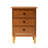 Classic 3-Drawer Solid Wood Nightstand-216778402